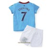 Officiële Voetbalshirt + Korte Broek Manchester City Sterling 7 Thuis 2022-23 - Kids